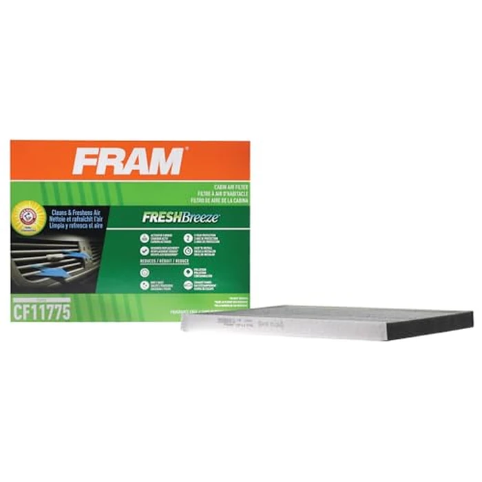 FRAM Fresh Breeze Cabin Air Filter with Arm & Hammer Baking Soda, CF11775 for Ford Vehicles by Fram - Used - Good condition - CA$12.84
