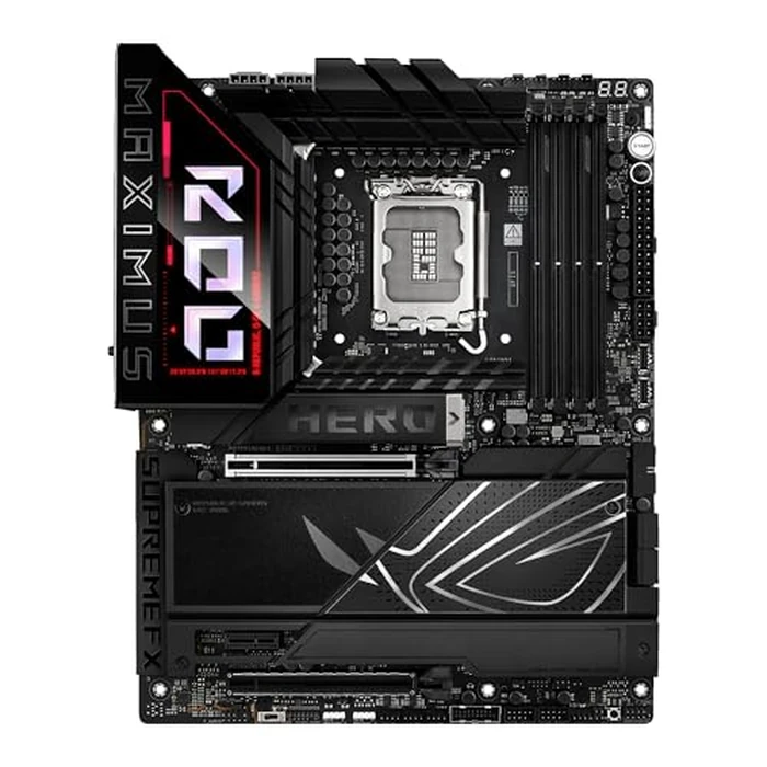 ASUS ROG Maximus Z890 Hero Intel Z890 LGA 1851 ATX Motherboard, Advanced AI PC-Ready, 22+2+1+2 Stages, DDR5, WiFi 7, 3X PCIe 5.0 M.2, Thunderbolt 4, USB Type-C, AI Overclocking/Cooling/Networking by Asus - Image 8