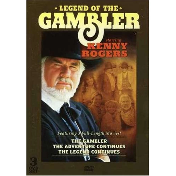 Legend Of The Gambler starring Kenny Rogers, featuring 3 Full-Length Movies! [DVD] by Timeless Media Group - Used - Acceptable condition
