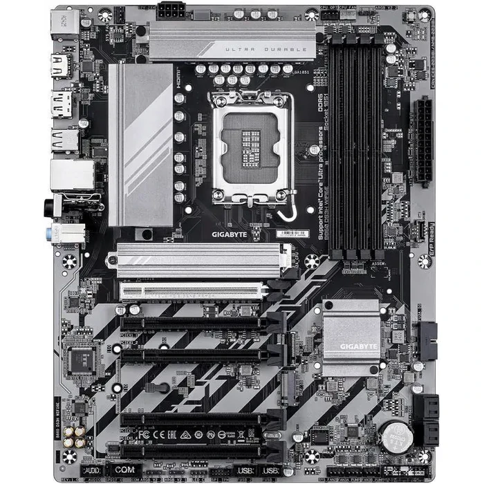 GIGABYTE B860 DS3H WIFI6E Intel Core Ultra (Series 2) LGA 1851 Motherboard, ATX, DDR5, 3x M.2, PCIe 5.0, USB-C, WIFI6E, 2.5GbE LAN, EZ-Latch by GIGABYTE - Image 3