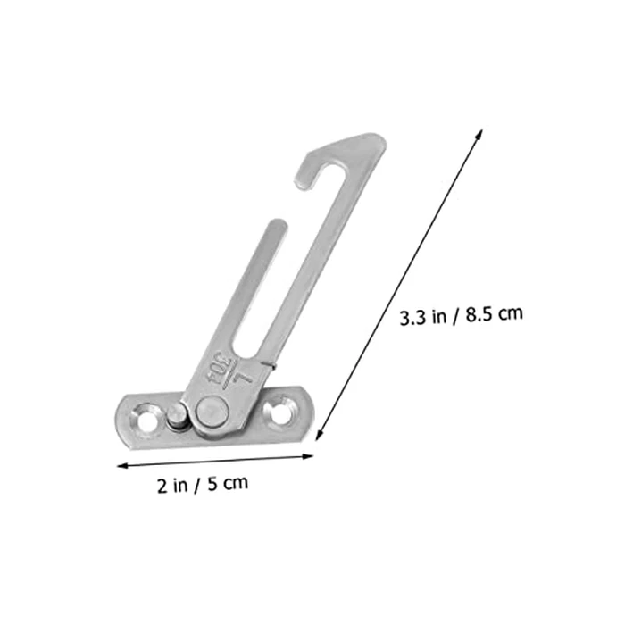 Angoily Window Lock Stopper Concealed Restrictor Lock for Child Safety Easy Hand Tight Installation Window Opening Limiter Compatible with Most Windows by Angoily - Image 4