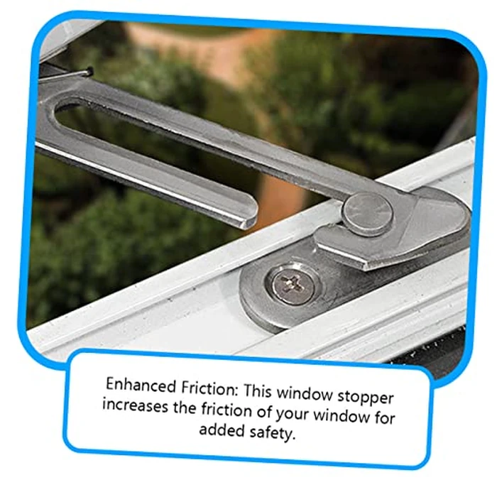 Angoily Window Lock Stopper Concealed Restrictor Lock for Child Safety Easy Hand Tight Installation Window Opening Limiter Compatible with Most Windows by Angoily - Image 5