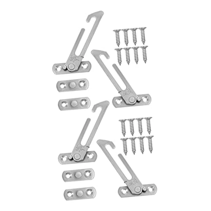 Angoily Window Lock Stopper Concealed Restrictor Lock for Child Safety Easy Hand Tight Installation Window Opening Limiter Compatible with Most Windows by Angoily - Image 9