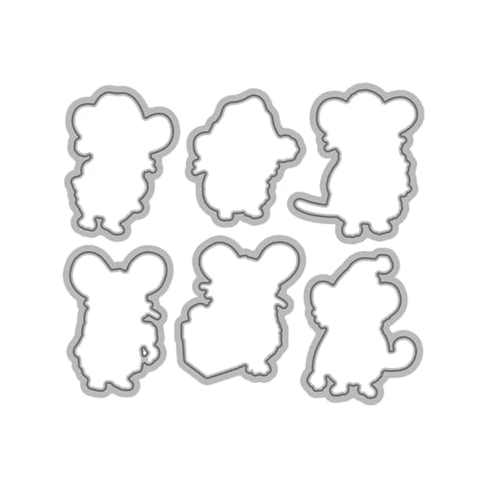 Clear Stamps and Metal Cutting Dies Set for Card Making Scrapbooking, DIY Craft Stamps and Dies Kit for Journaling, Albums, Greeting Cards, Holiday Cards, Birthday, Christmas (YX1494-S+D-1) by YIXUAN - Image 4