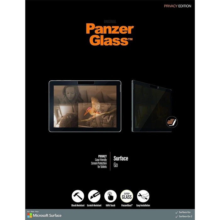 PanzerGlass Privacy Screen Protector for Microsoft Surface Go - Privacy by PanzerGlass - Image 1