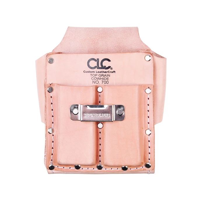 CLC Custom Leathercraft 700 Tool Pouch, Heavy Duty, 5-Pocket, Tan by Custom Leathercraft - Image 1