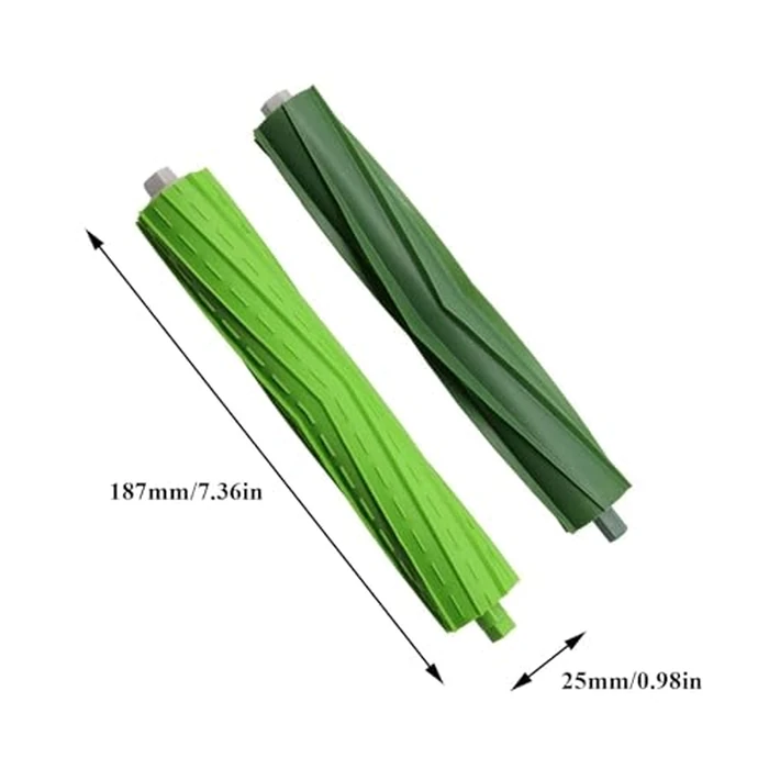 ECOMAID 4 Sets Replacement Rubber Roller Brushes Compatible for iRobot Roomba E & I & J Series, Replacement Parts Accessory for J8+ i7+ i7 i1 i2 i3 i4 i6 i6+ i8 i8+Plus E5 E6 E7 Vacuum Cleaner by ECOMAID - Image 2