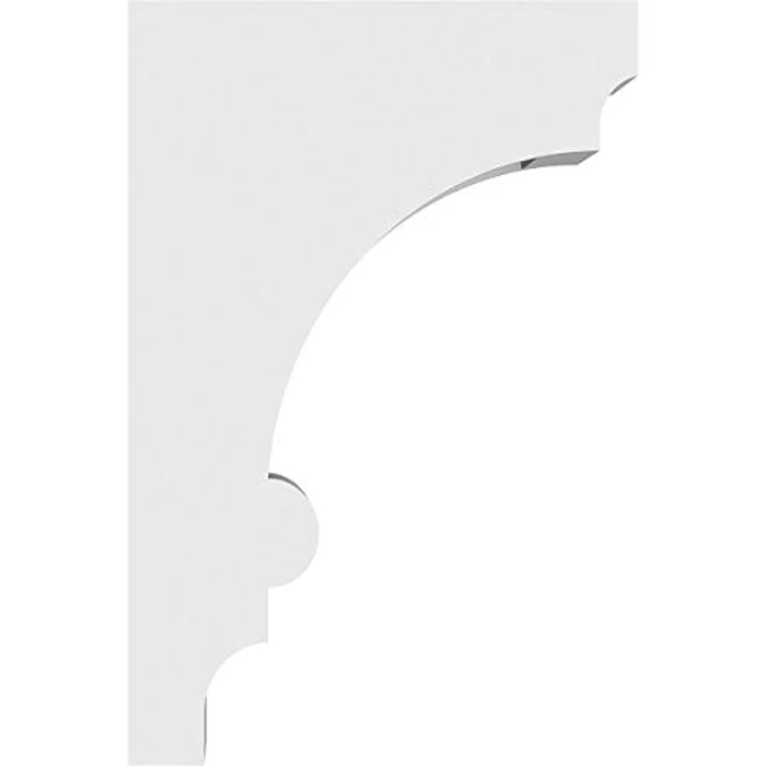 3"W x 8"D x 12"H Standard Diane Architectural Grade PVC Corbel by Ekena Millwork - Image 3