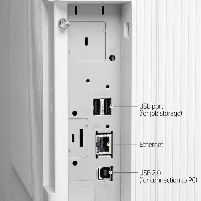 HP Color LaserJet Enterprise M751dn Printer - White by HP - Image 7