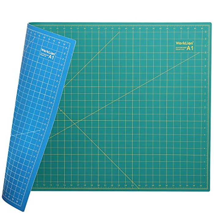 WORKLION 24" x 36" Large Self Healing PVC Cutting Mat, Double Sided, Gridded Rotary Cutting Board for Craft, Fabric, Quilting, Sewing, Scrapbooking - Art Project... by WORKLION - Image 1
