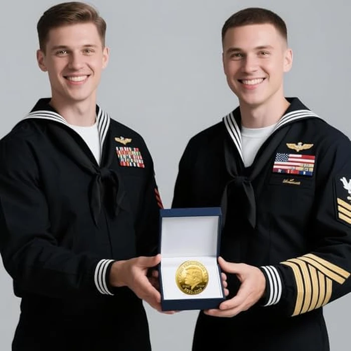 The 47th President Donald J. Trump Coin The Second Presidential Term 2025-2029 Challenge Coins Keepsake Q0259 by Yvhusk - Image 4