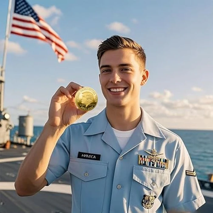 The 47th President Donald J. Trump Coin The Second Presidential Term 2025-2029 Challenge Coins Keepsake Q0259 by Yvhusk - Image 5