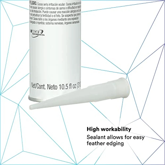 3M Auto Glass Urethane Windshield Adhesive, 08693, Medium Viscosity, High-Strength, Fast-Curing, 310 mL/10.5 fl oz Cartridge , Black by 3M - Image 4