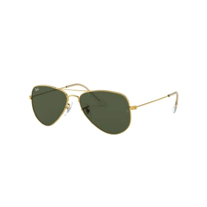 Ray-Ban RB3044 Small Metal Aviator Sunglasses, Gold/Green, 52 mm by Ray-Ban - Used - Like New condition - CA$85.90