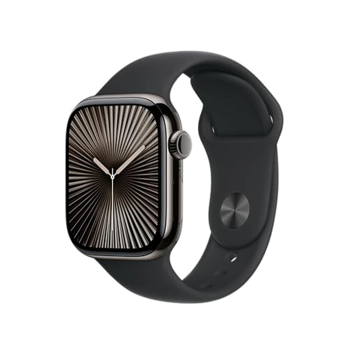Apple Watch Band - Sport Band (42mm) - Black - M/L by Apple - Image 2