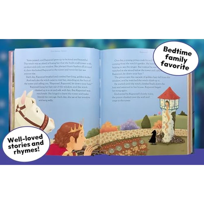 365 Bedtime Stories and Rhymes: Short Bedtime Stories, Nursery Rhymes and Fairy Tales Collections for Children by Cottage Door Press - Image 2