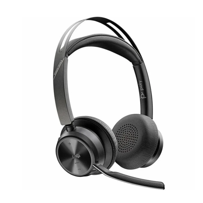 Poly com Voyager Focus 2 UC USB-C Headset with Charge Stand (VFOCUS2) - Black by Poly - Image 2