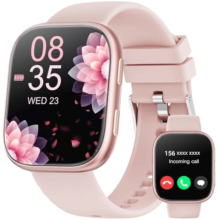 Smart Watch for Women Men,1.83" HD Smart Watch with Heart Rate/SpO2/Sleep Monitor,2025 Fitness Watch with Bluetooth Call,120+ Sport Modes Activity Tracker Smartwatch for Android iOS Waterproof by Mingtawn - Image 1