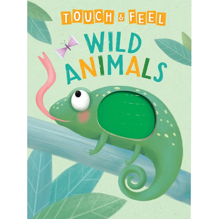 Wild Animals: A Touch and Feel Book - Children's Board Book - Educational by Little Hippo Books - Used - Acceptable condition - US$1.31