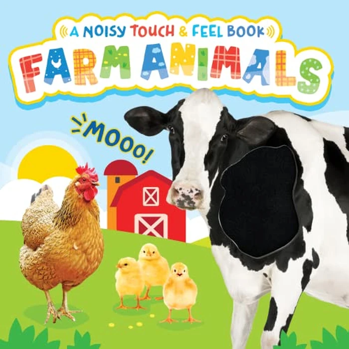 Little Hippo Books Farm Animals - A Noisy Touch and Feel Sensory Book Featuring Farm Sounds (Little Listener’s Library: Baby & Toddler Premium Sound Books) by Little Hippo Books - Used - Very Good condition