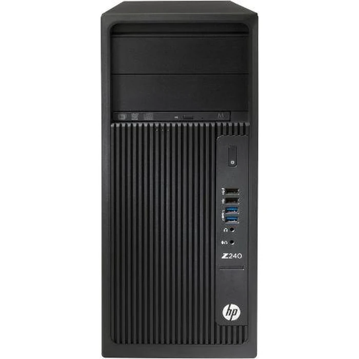 HP Z240 Workstation Tower Desktop - Intel Xeon E3-1230 v5 3.4GHz - 256GB - Black - 16GB RAM by HP - Image 1