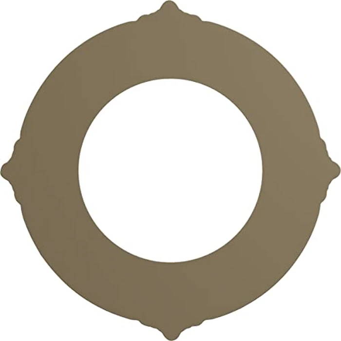 11 1/8"OD x 6 1/8"ID x 5/8"P Benson Ceiling Medallion (Fits Canopies up to 6 1/8"), Hand-Painted Rubbed Bronze by Ekena Millwork - Image 4