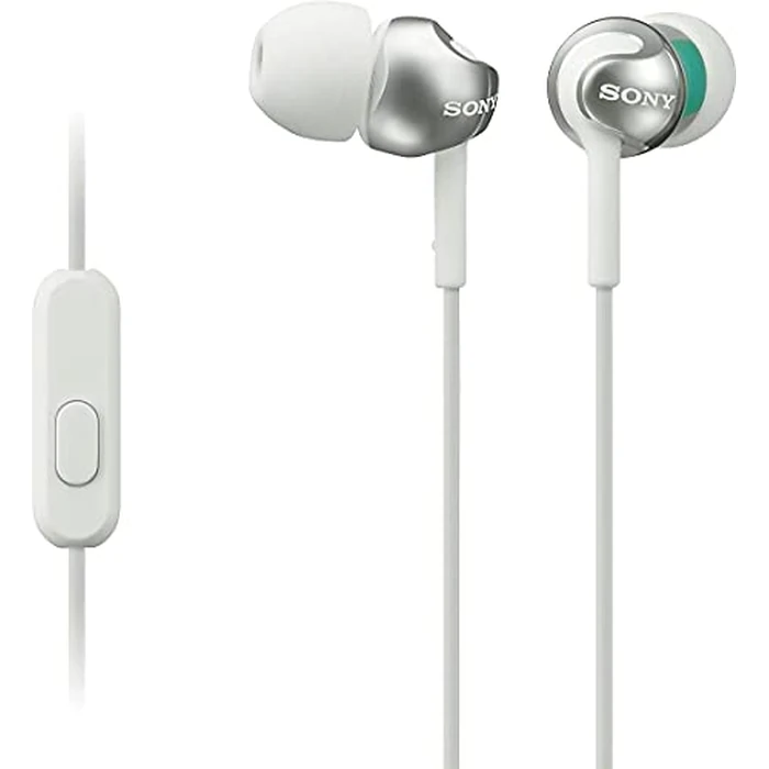 Sony MDREX110AP/W In-Ear Headphones With Microphone (White) by Sony - Used - Good condition - CA$15.17