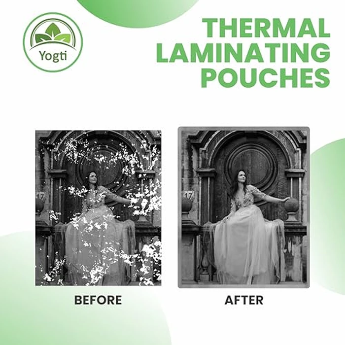 Yogti Thermal Laminating Sheets, Clear Thermal Laminating Pouches - 9 x 11.5 Inches, 3 Mil Thickness, 200 Pack - Letter Size, Crystal Clear Finish, Smooth & Durable - 200 Pack by Yogti - Image 6