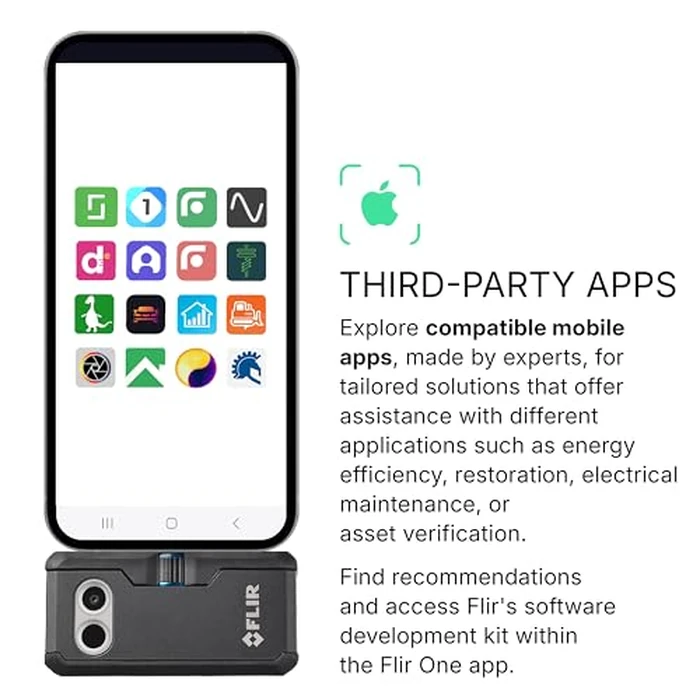 Flir One Pro - Thermal Imaging Camera for iOS Smartphones (iPhone 15 and Newer w/USB-C), 480x360 Super Resolution (160x120 Native IR) by FLIR - Image 6