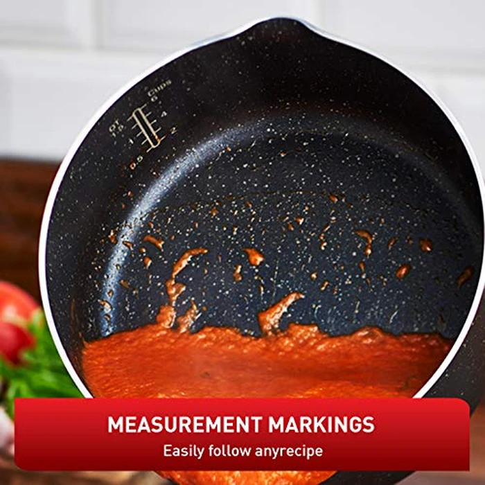 T-FAL Signature 32cm Frypan Non Stick Non Toxic Frying Pan, Thermo-Spot Heat Indicator, Dishwasher Safe, Black by T-Fal - Image 7