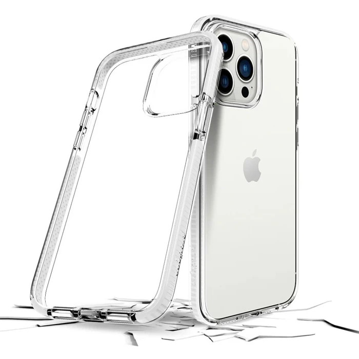 Prodigee Safetee Steel Series Phone Case for iPhone 14 Pro - White - Brand New by Prodigee - Image 1