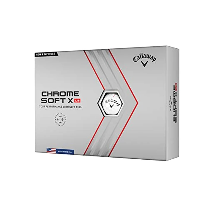 Callaway 2022 Chrome Soft X LS Dozen Golf Balls White by Callaway - Used - Good condition - US$17.99