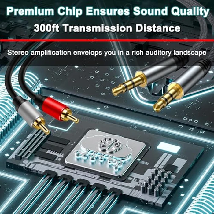 FlyroadUp 3.5mm Aux + RCA L/R Bi-Directional Stereo Audio Switch 4 in 1 Out A/B Analog Audio Switcher Selector by FlyroadUp - Image 6
