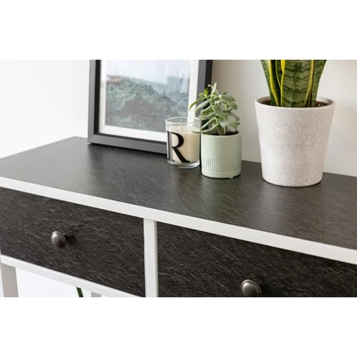 d-c-fix Peel and Stick Wallpaper Self Adhesive Waterproof Contact Paper for Kitchen and Bath Countertops Cabinets and DIY, Black Slate, 17.7" x 78.7" by d-c-fix - Image 4