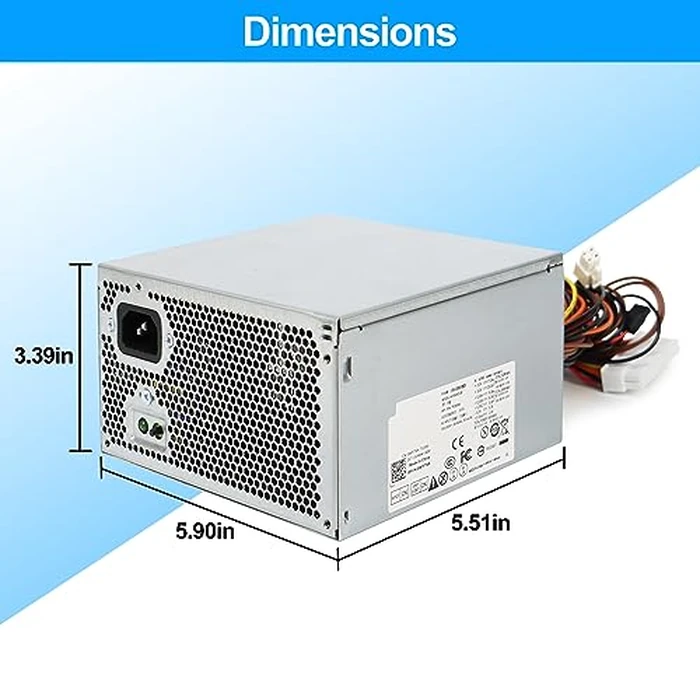 S-Union Upgraded HU460AM-01 WC1T4 D460AM-03 460W Power Supply Compatible with Dell XPS 8930 8920 8910 8900 8700 8300 8100 Power Supply,Replace DPS-460DB-15 AC460AM-01 L350AM-00 WY7XX Power Supply by S-Union - Image 7