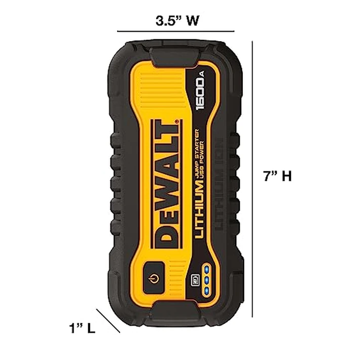 DeWalt DXAELJ16 1600 Peak Amp Jump Starter Battery Booster with USB Power Station by DEWALT - Image 3
