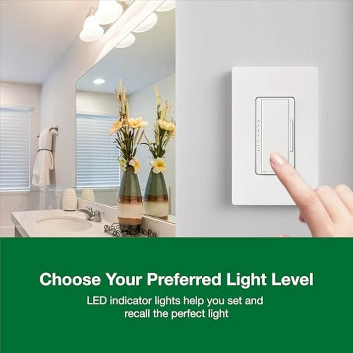 Lutron Maestro LED+ Dimmer Switch for Dimmable LED, Halogen and Incandescent Bulbs, 150W/Single-Pole or Multi-Location, MACL-153M-IV, Ivory by Lutron - Image 4