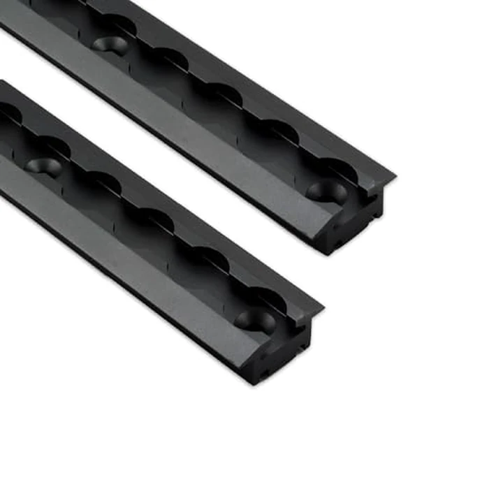 VanEssential 48" Venture Track T-6 Aluminium L-Track Black Anodized (Recessed Deep HD 1/2 inch) - 2 Pack by VanEssential - Image 1