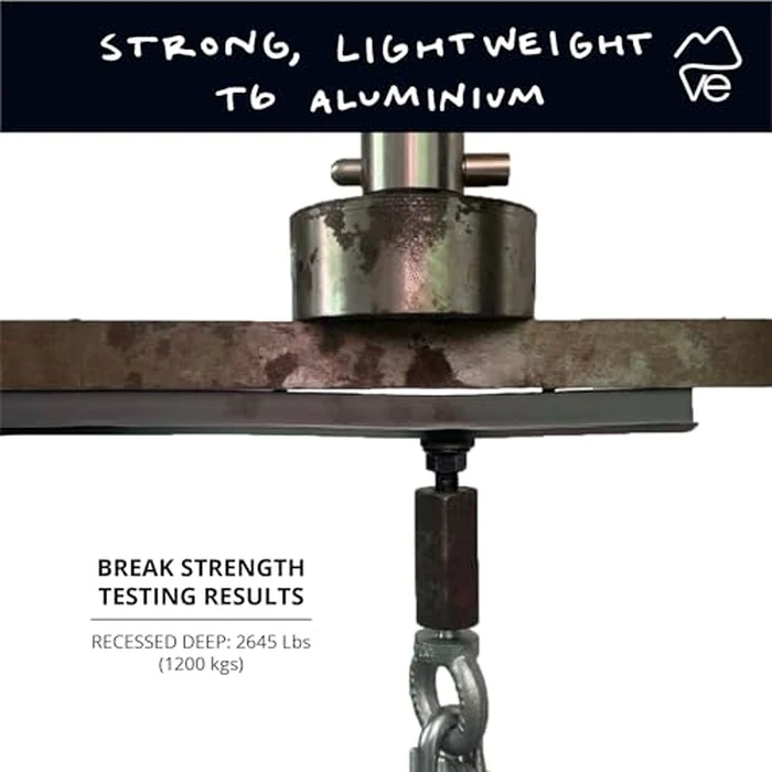 VanEssential 48" Venture Track T-6 Aluminium L-Track Black Anodized (Recessed Deep HD 1/2 inch) - 2 Pack by VanEssential - Image 5