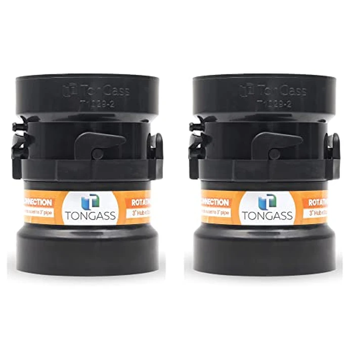 2 x (Combo Pack) RV Sewer Hose Fitting Adapter to PVC, RV Sewer Connection & RV Sewer Termination Adapter - 3" Hub x Bayonet Hooks (2) by TonGass - Used - Very Good condition - CA$26.20