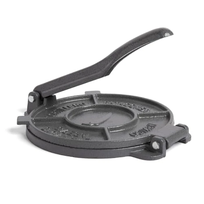 Alpha Living Tortilla Press - 8 Inch Cast Iron Quesadilla Maker - Heavy Duty Empanada Maker Press - Cast Iron Tortilla Maker for Kitchen, Home Use by ALPHA LIVING - Used - Acceptable condition