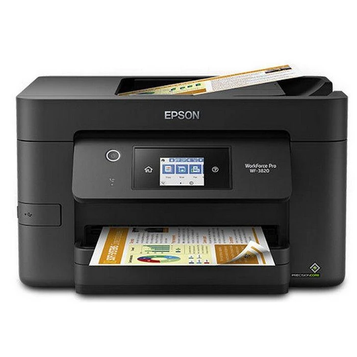 Epson WorkForce Pro WF-3820 Wireless All-in-One Printer - Black by Epson - Refurbished - Excellent condition