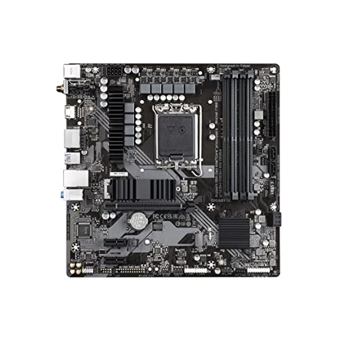 GIGABYTE B760M DS3H AX DDR4 Intel LGA 1700 mATX Motherboard, Support Intel Core 14th/13th/12th Gen, DDR4, 6+2+1 Power Phase, 2X M.2, PCIe 4.0, USB-C, WIFI6E, 2.5GbE LAN, Q-Flash Plus, PCIe EZ-Latch by GIGABYTE - Image 2