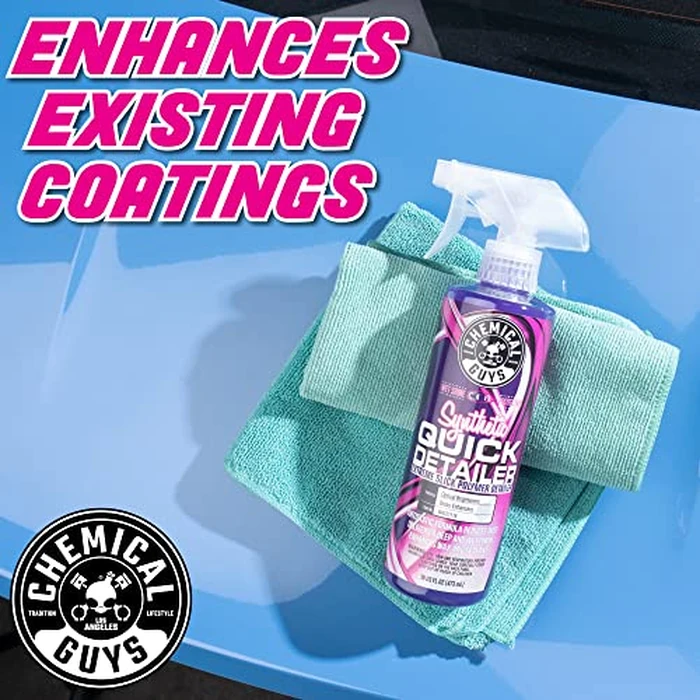 Chemical Guys Synthetic Quick Detailer - High Gloss Quick Detailer Spray, Safe for Cars, Trucks, SUVs, Motorcycles and RVs, Remove Dust, Fingerprints & Smudges, Enhances Shine & Protection, 16 fl oz by Chemical Guys - Image 5