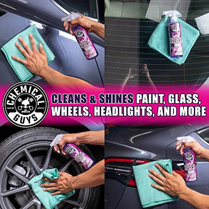 Chemical Guys Synthetic Quick Detailer - High Gloss Quick Detailer Spray, Safe for Cars, Trucks, SUVs, Motorcycles and RVs, Remove Dust, Fingerprints & Smudges, Enhances Shine & Protection, 16 fl oz by Chemical Guys - Image 7