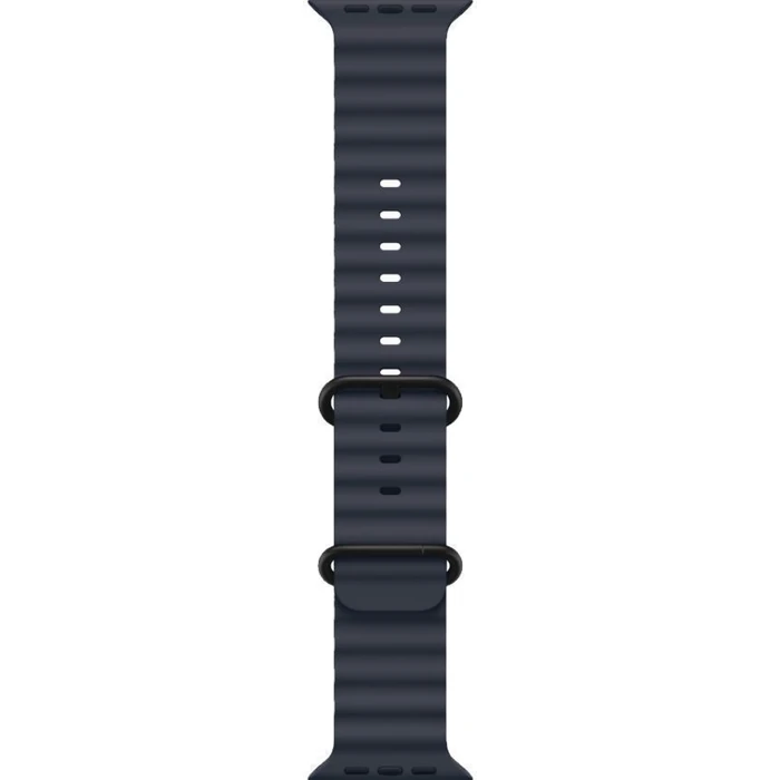 Apple Watch Ultra 2 (Cellular + GPS) - 64GB - 49mm - Black Titanium Case with Navy Rubber Ocean Band - One Size by Apple - Image 3