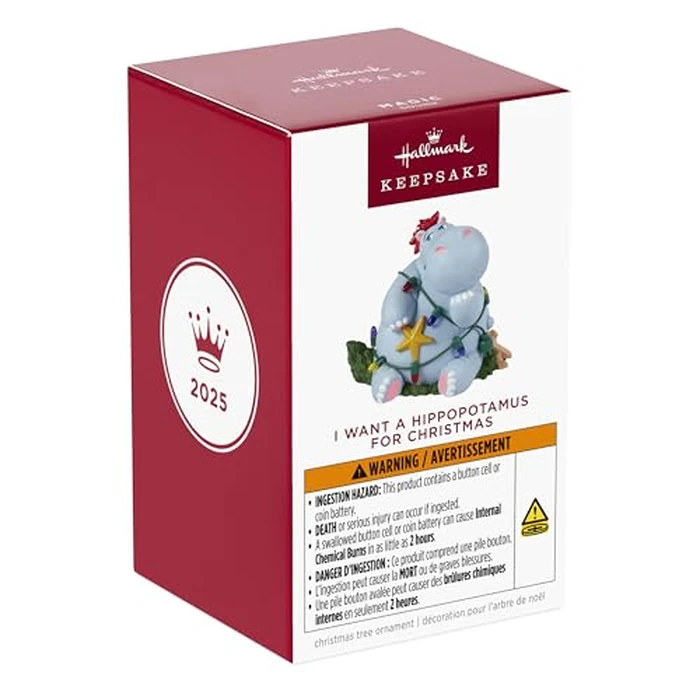 Hallmark Keepsake Christmas Ornament 2025, I Want a Hippopotamus for Christmas Musical, Funny Gifts by Hallmark Keepsake - Image 7