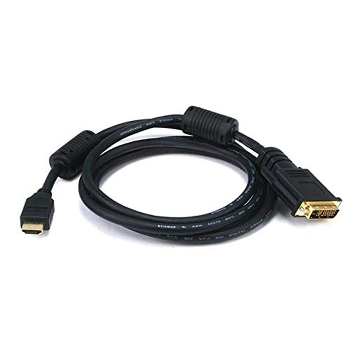 Monoprice HDMI to DVI-D Dual Link M1-D (P&D) Cable - 28AWG, 6 Feetm Black by Monoprice - Used - Very Good condition - US$9.16
