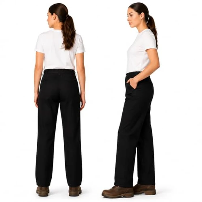 Women's Flex Original Fit Work Pants, Black, 16 P by Dickies - Used - Like New condition - US$27.66