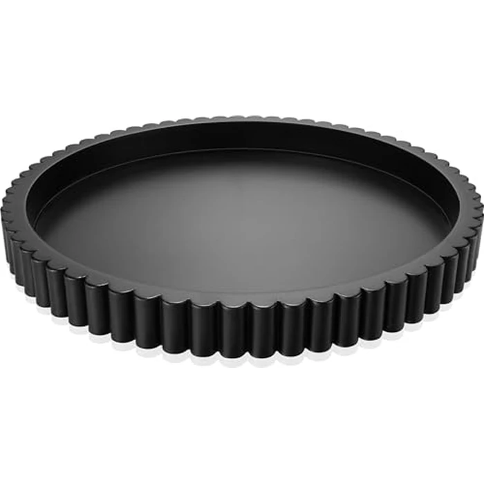 Handmade 12in Decorative Tray for Coffee Table Tray Decor, Black Wooden Decorative Round Tray for Kitchen, Living Room, Home Decor by KULEDM - Used - Like New condition - US$21.83